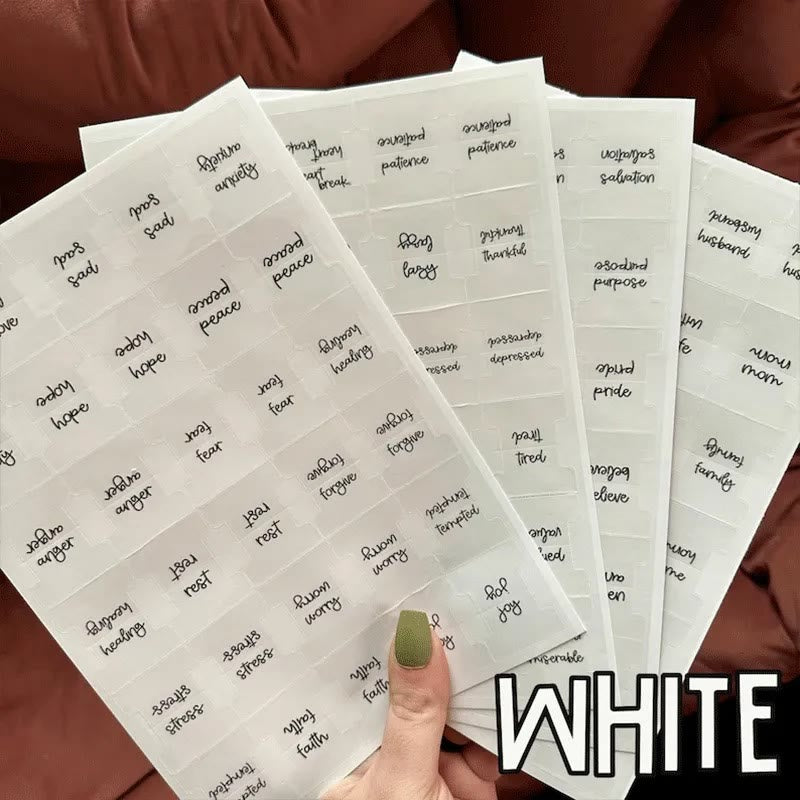 Christianartworkshop Stile pratico Sentimento spirituale Preghiera Schede della Bibbia - BIANCO - NO - image 2