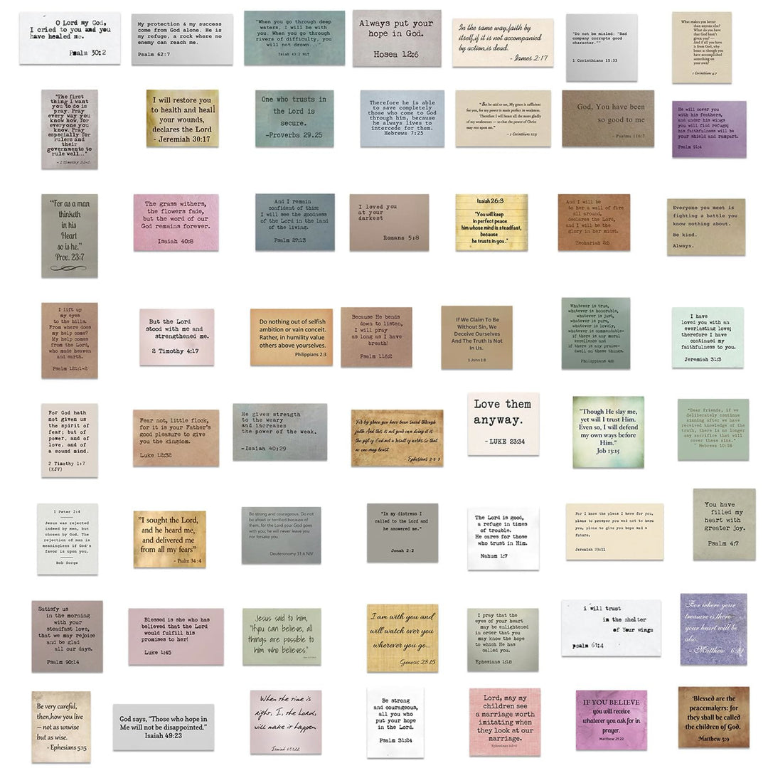Christianartworkshop Classiche Citazioni Ispiratrici della Bibbia Religiosa Adesivi Fede Beata - image 4