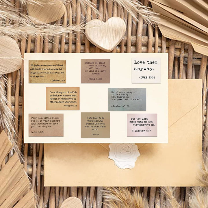 Christianartworkshop Classiche Citazioni Ispiratrici della Bibbia Religiosa Adesivi Fede Beata - image 1