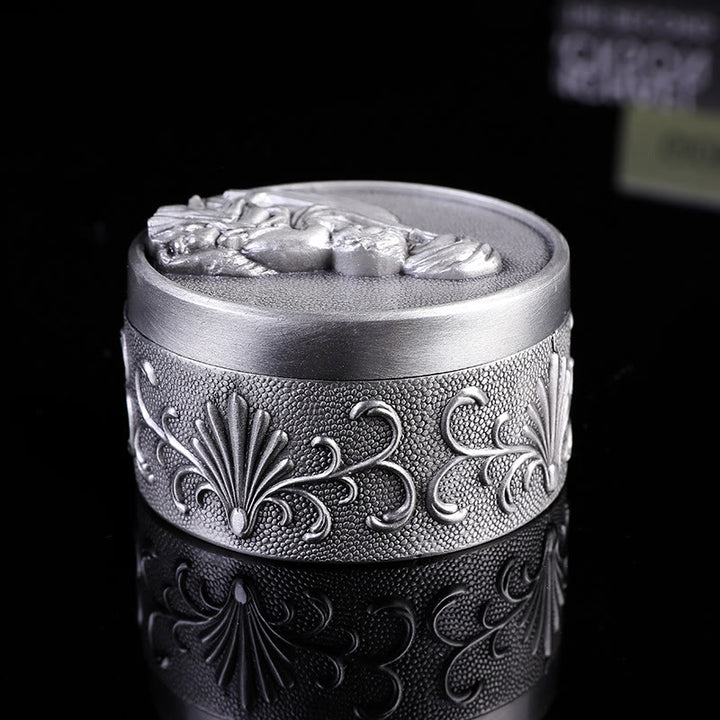 Christianartworkshop - Scatola portaoggetti in lega di zinco con Madonna e bambino in stile retrò classico - image 1