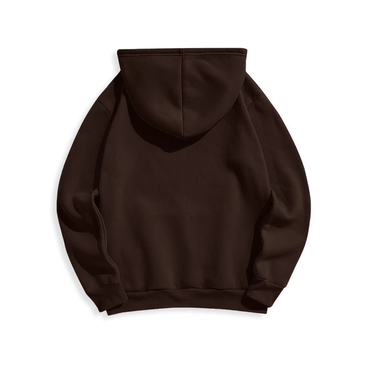 Felpa con cappuccio in poliestere foderata in pile, stile classico, raffigurante un santo con le mani aperte in preghiera, Christianartworkshop - image 16