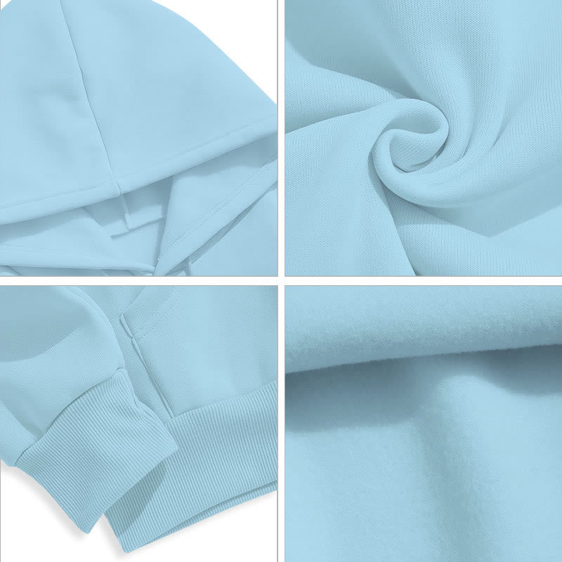 Christianartworkshop Felpa con cappuccio in poliestere foderata in pile in stile moderno Gesù sarà lì per te - image 29