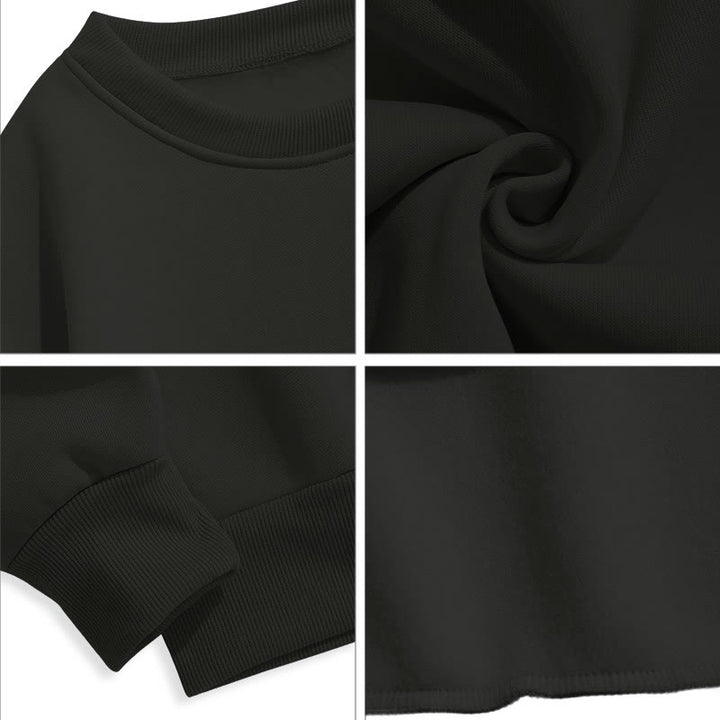 Felpa in poliestere foderata in pile con citazione classica in stile Christianartworkshop "Temete Dio, Fede e Benedetti" - image 4