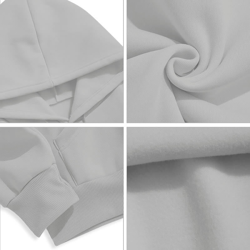 Felpa con cappuccio in poliestere foderata in pile con emblema della croce sacra in stile classico Christianartworkshop - image 34