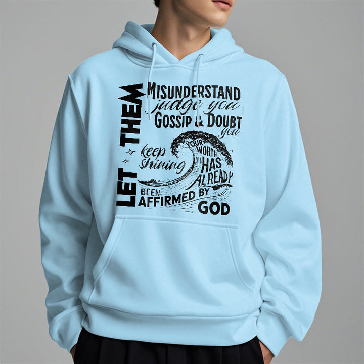 Christianartworkshop Felpa con cappuccio in poliestere foderata in pile "Modern Style Affirmed By God" - image 27