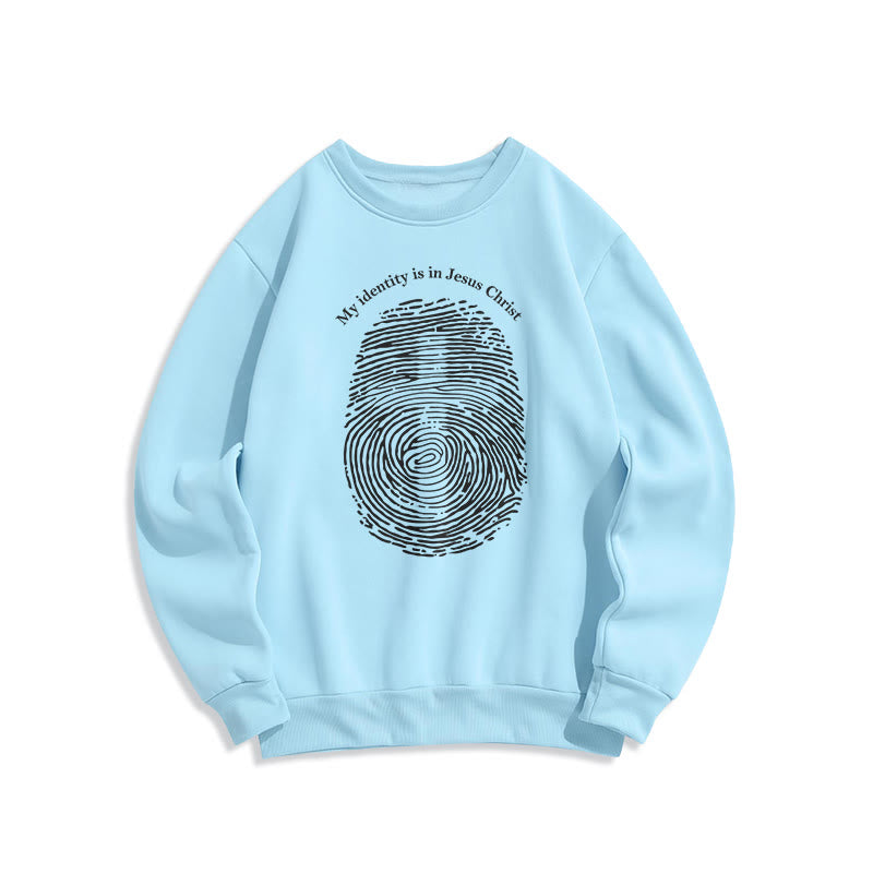 Felpa in poliestere foderata in pile con croce di Gesù Cristo, in stile classico Christianartworkshop - Blu - 2XL - image 25