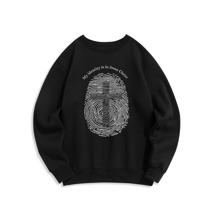 Felpa in poliestere foderata in pile con croce di Gesù Cristo, in stile classico Christianartworkshop - Nero - 2XL - image 5