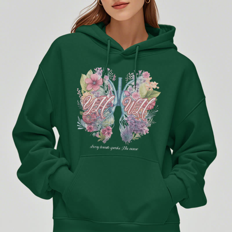 Christianartworkshop Felpa con cappuccio in poliestere foderata in pile con scritta "Every Breath Speaks His Name" di Colored Style - image 23
