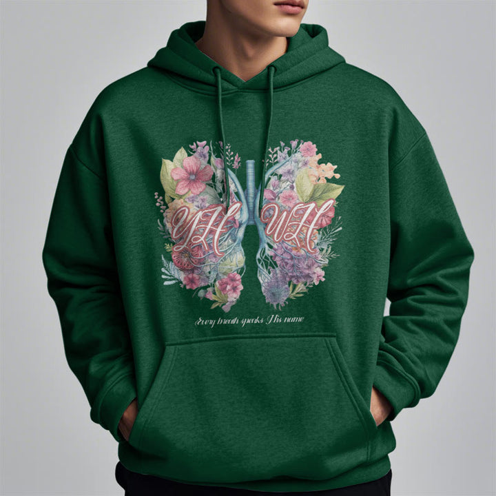 Christianartworkshop Felpa con cappuccio in poliestere foderata in pile con scritta "Every Breath Speaks His Name" di Colored Style - image 22