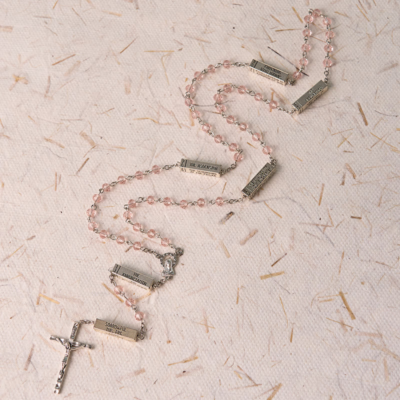 Christianartworkshop Il rosario dei misteri Barretta misteriosa incisa - image 6