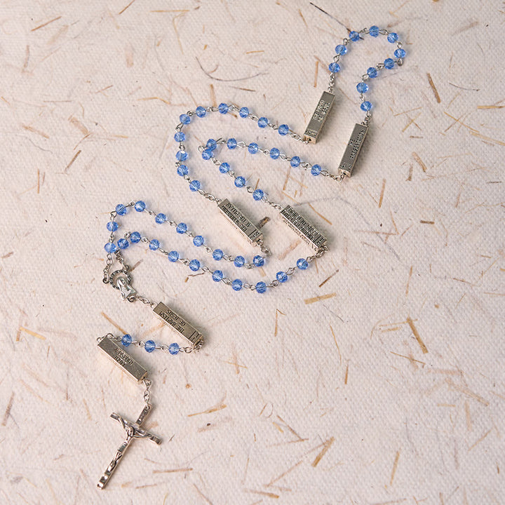 Christianartworkshop Il rosario dei misteri Barretta misteriosa incisa - image 9