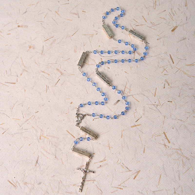 Christianartworkshop Il rosario dei misteri Barretta misteriosa incisa - image 13