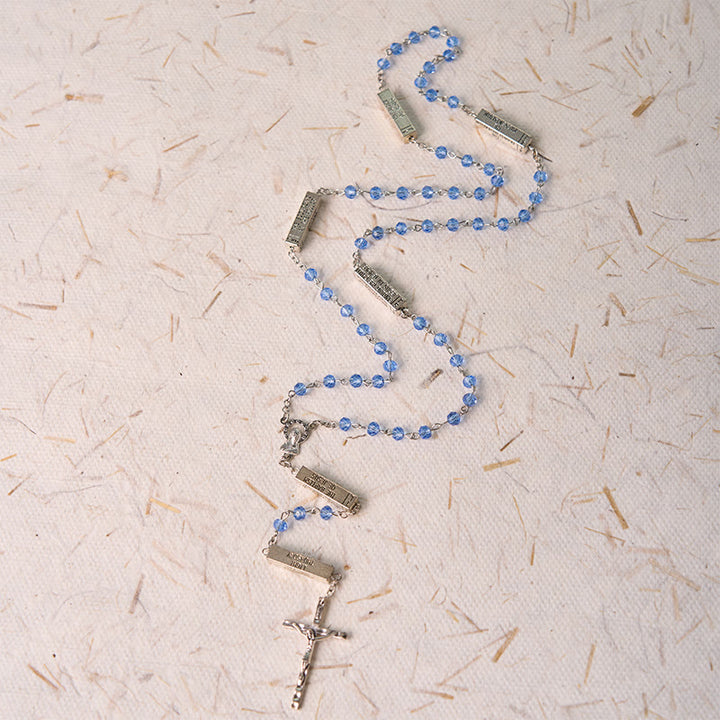 Christianartworkshop Il rosario dei misteri Barretta misteriosa incisa - image 13