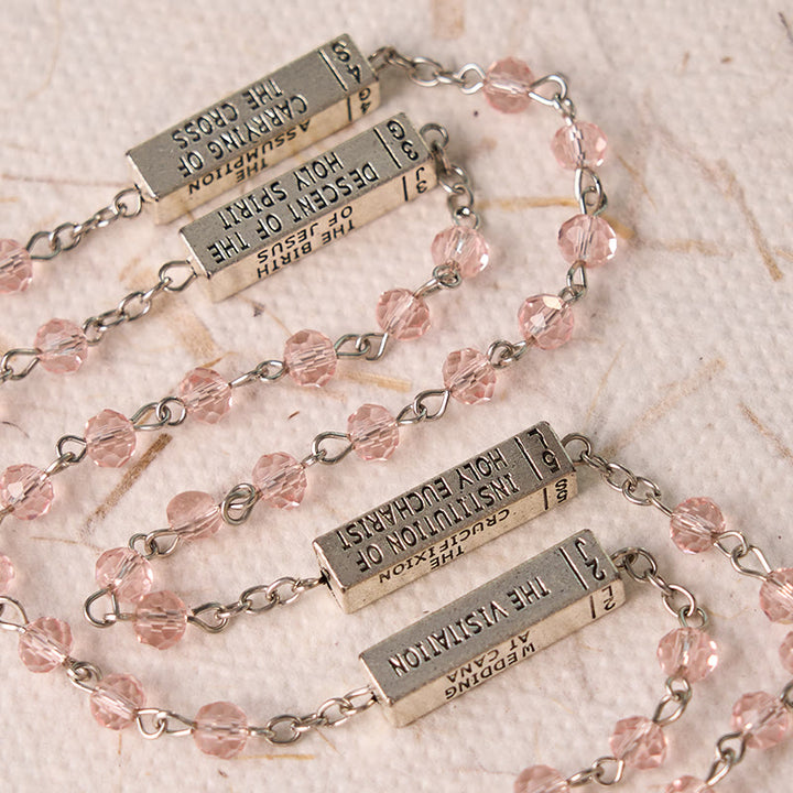 Christianartworkshop Il rosario dei misteri Barretta misteriosa incisa - image 7