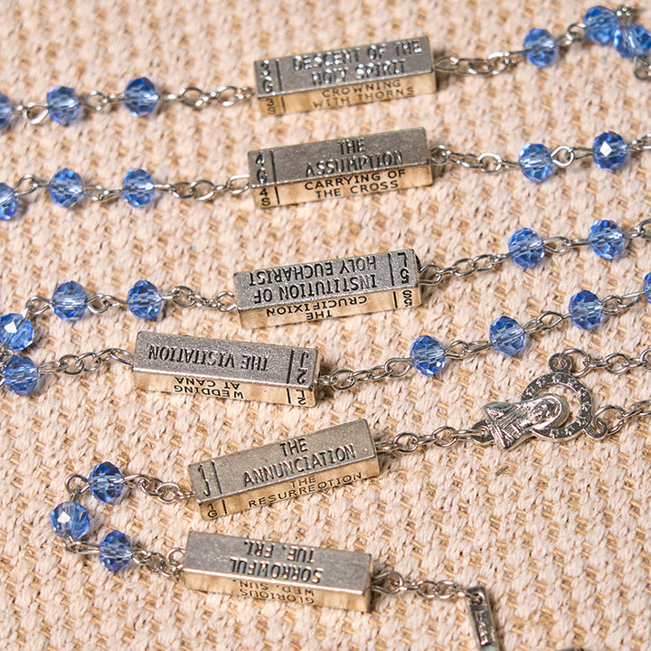 Christianartworkshop Il rosario dei misteri Barretta misteriosa incisa - image 4