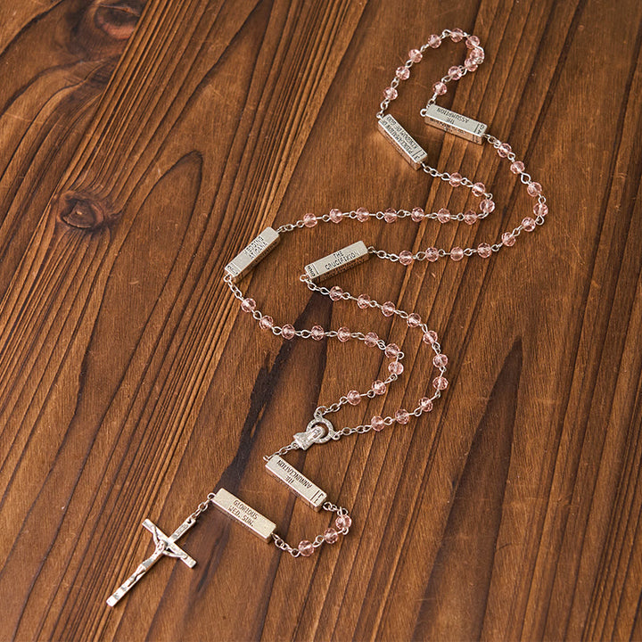 Christianartworkshop Il rosario dei misteri Barretta misteriosa incisa - image 5