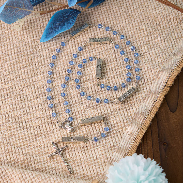 Christianartworkshop Il rosario dei misteri Barretta misteriosa incisa - image 8