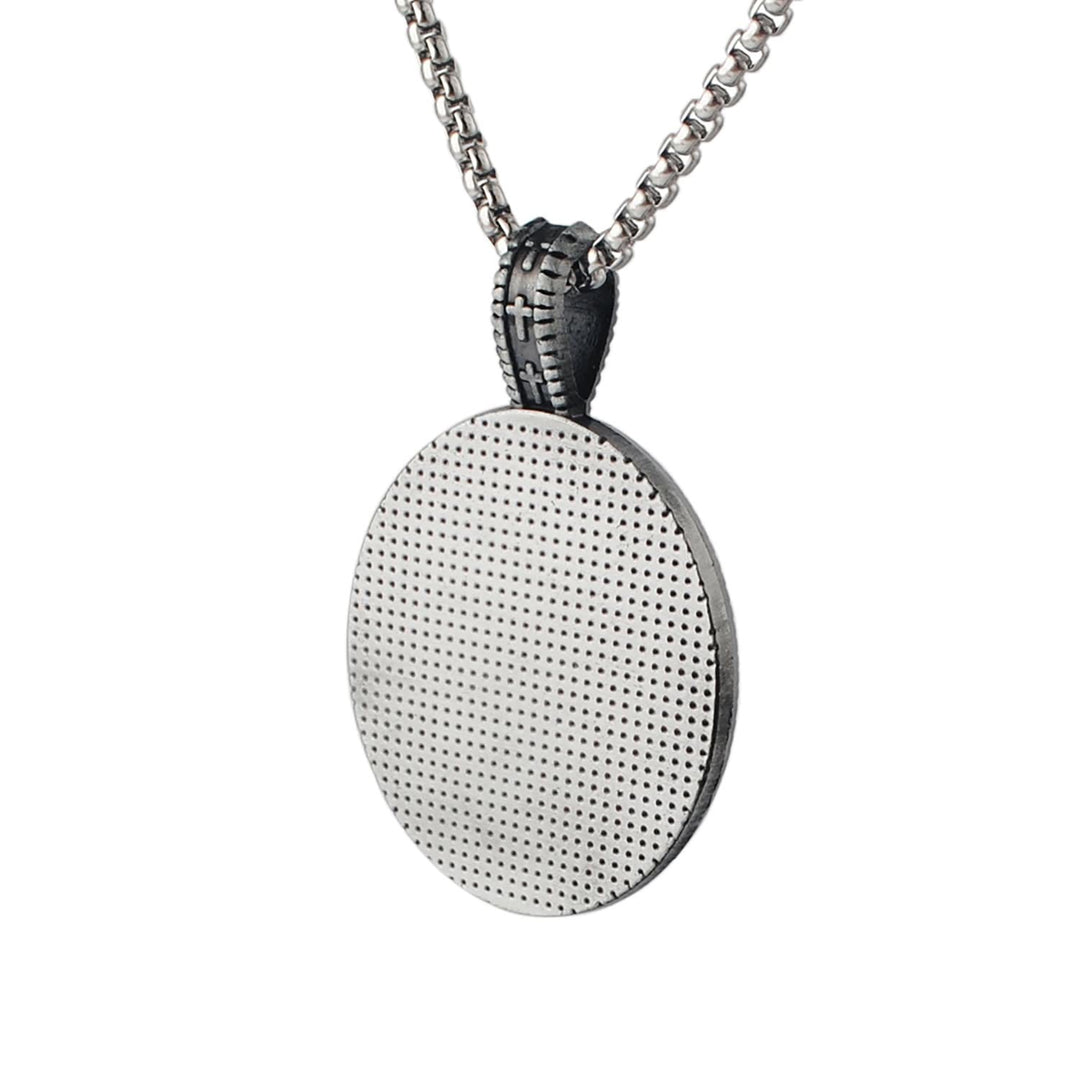 Collana con ciondolo "San Cristoforo Proteggici" realizzata in stile classico Christianartworkshop - image 3