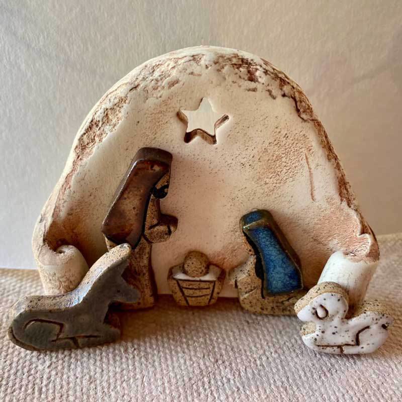 Christianartworkshop Decorazioni da tavolo in resina a forma di stella in stile classico per presepe - image 1