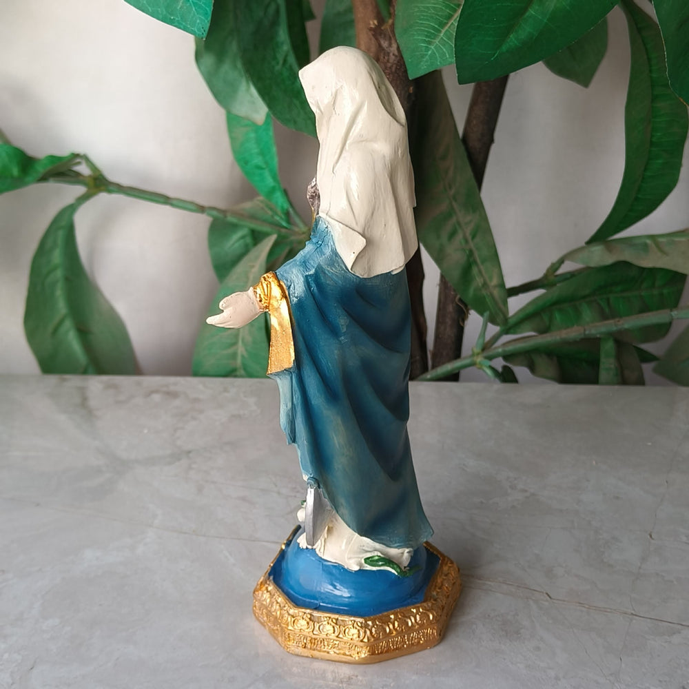 Christianartworkshop Medaglia Miracolosa della Vergine Maria in Stile Classico, Decorazione da Tavolo - image 1