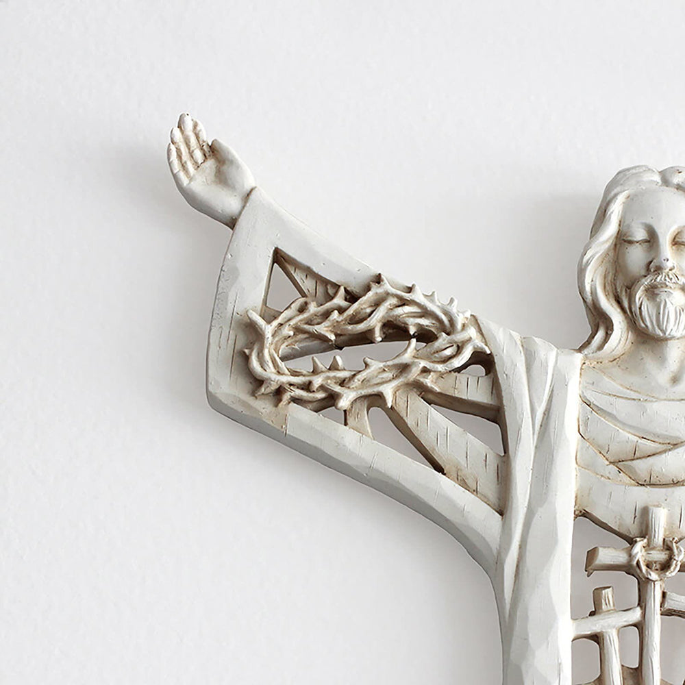 Christianartworkshop Stile classico Gesù braccia aperte figura decorazioni da tavolo ornamento - image 1