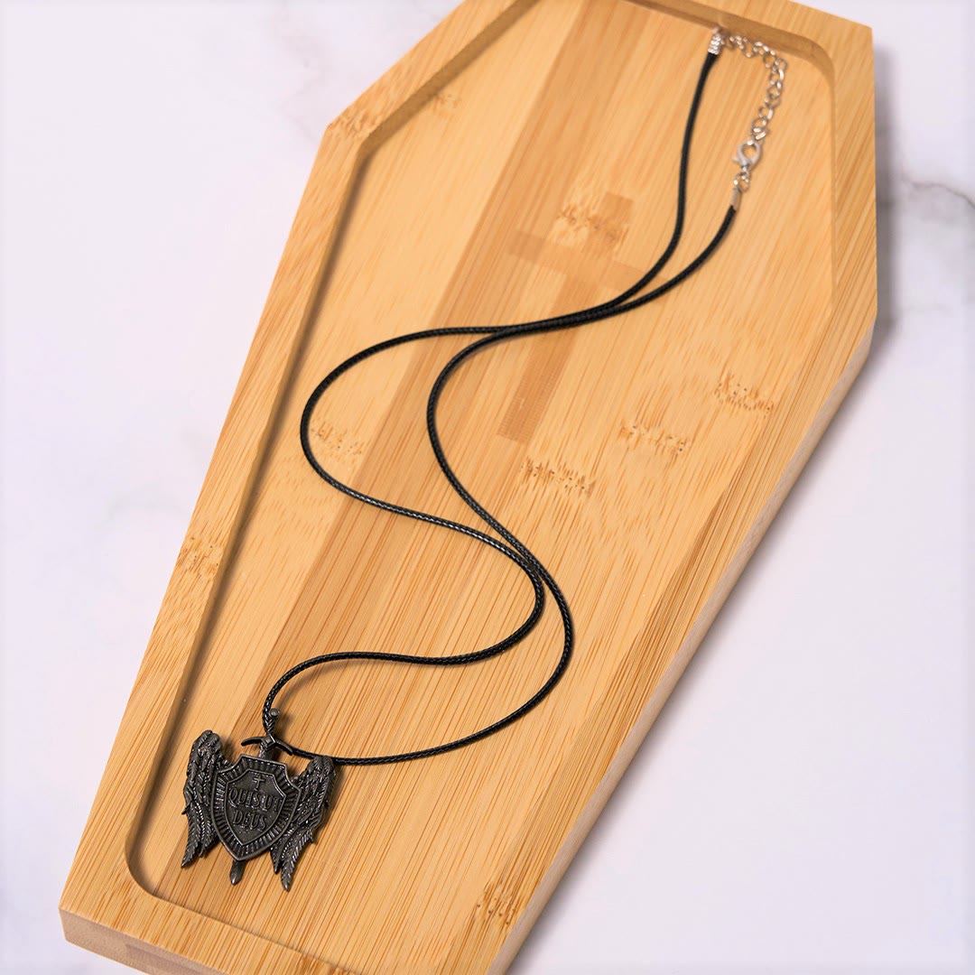 Collana Scudo della Fede della Collezione Angelo Custode Quis Ut Deus di Christianartworkshop - image 5