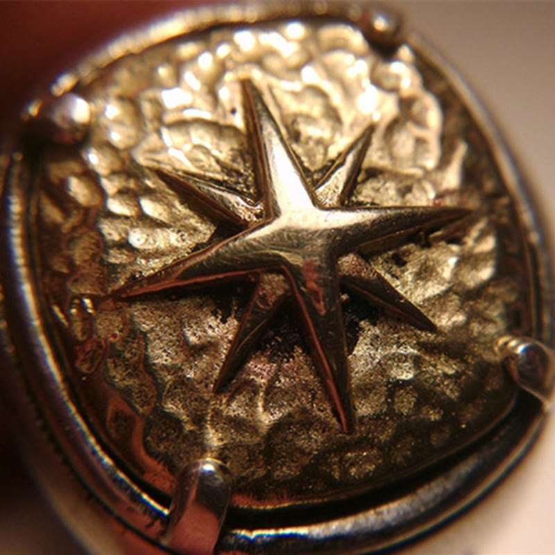 Anello della benedizione sacra con croce della Stella di Betlemme in stile classico Christianartworkshop - image 2