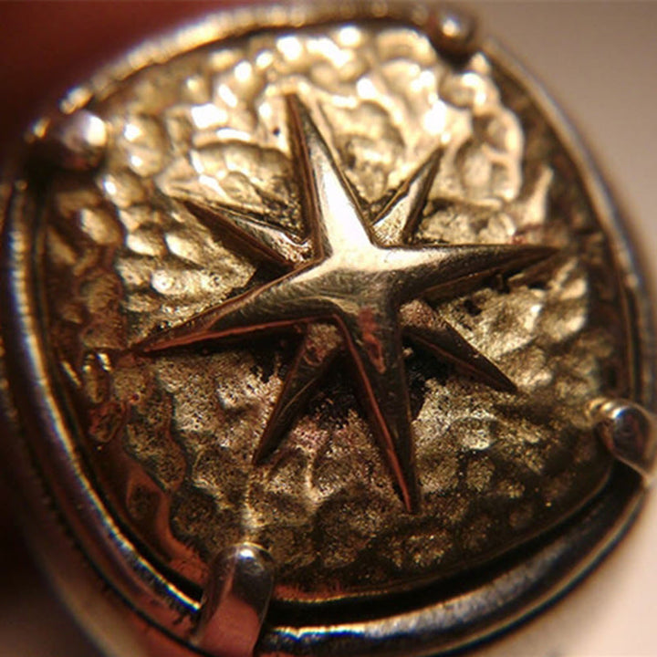 Anello della benedizione sacra con croce della Stella di Betlemme in stile classico Christianartworkshop - image 2