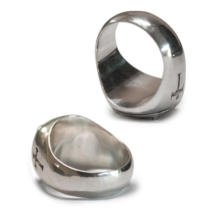 Anello della benedizione sacra con croce della Stella di Betlemme in stile classico Christianartworkshop - image 4