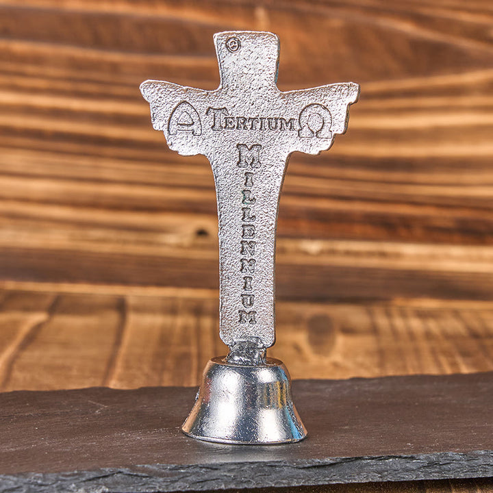 Christianartworkshop Ornamenti da scrivania stereoscopici in lega raffiguranti Gesù Trinità in stile retrò - image 3