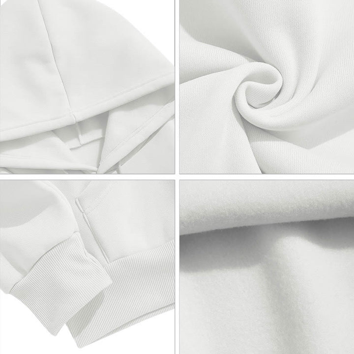 Felpa con cappuccio in poliestere foderata in pile con motivo Sacro Cuore di Gesù in stile classico Christianartworkshop - image 2