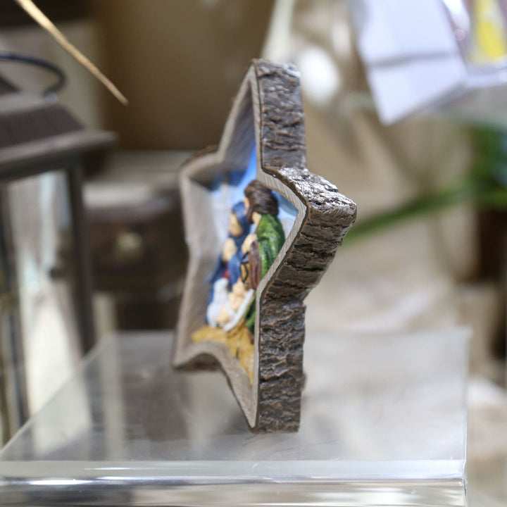 Christianartworkshop Decorazioni da tavolo per presepe a forma di stella in stile classico - image 2