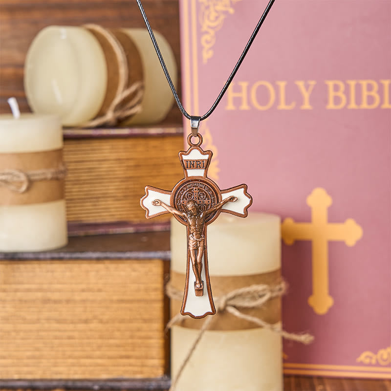 Collana con ciondolo di protezione divina multicolore in stile classico Christianartworkshop (6 colori) - image 1