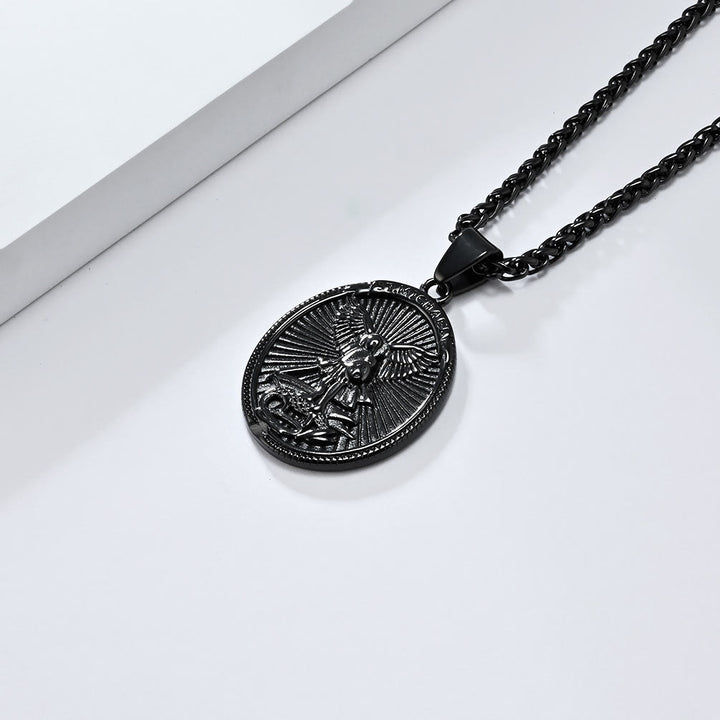 Collana con ciondolo in stile classico di San Michele Arcangelo, Efesini 6:10, Christianartworkshop - image 10