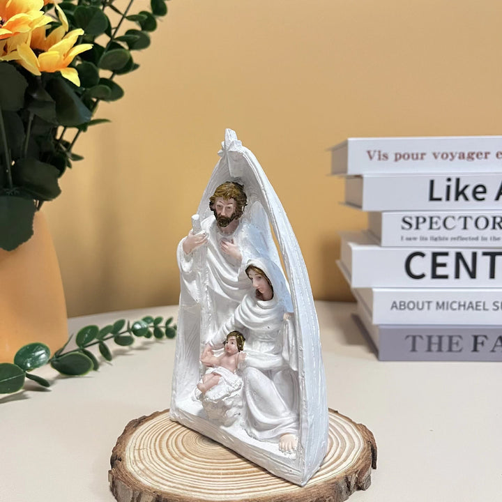 Christianartworkshop Decorazioni da tavolo per presepe in stile classico della Sacra Famiglia - image 2