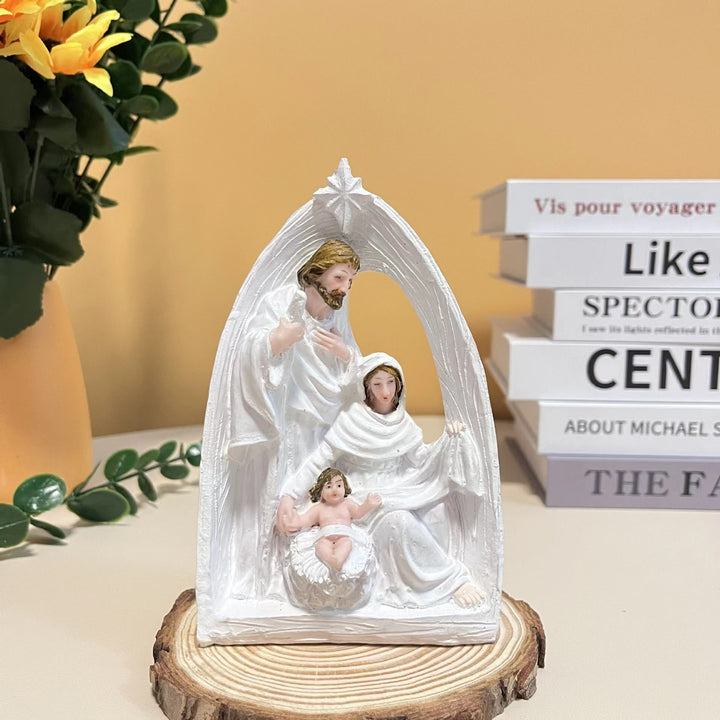 Christianartworkshop Decorazioni da tavolo per presepe in stile classico della Sacra Famiglia - Presepe - image 0