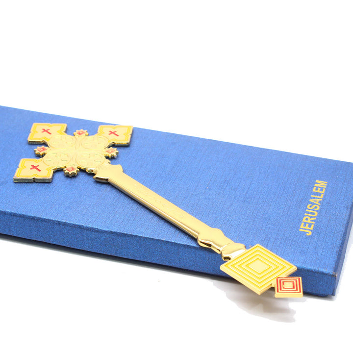 Christianartworkshop Croce di Gerusalemme in stile classico con mano benedicente a forma di croce regale - image 7