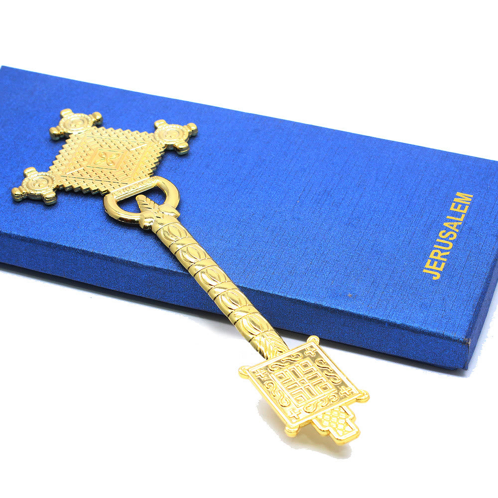 Christianartworkshop Stile classico Gerusalemme Splendore Maestà Benedizione Mano Croce - D'oro - image 4