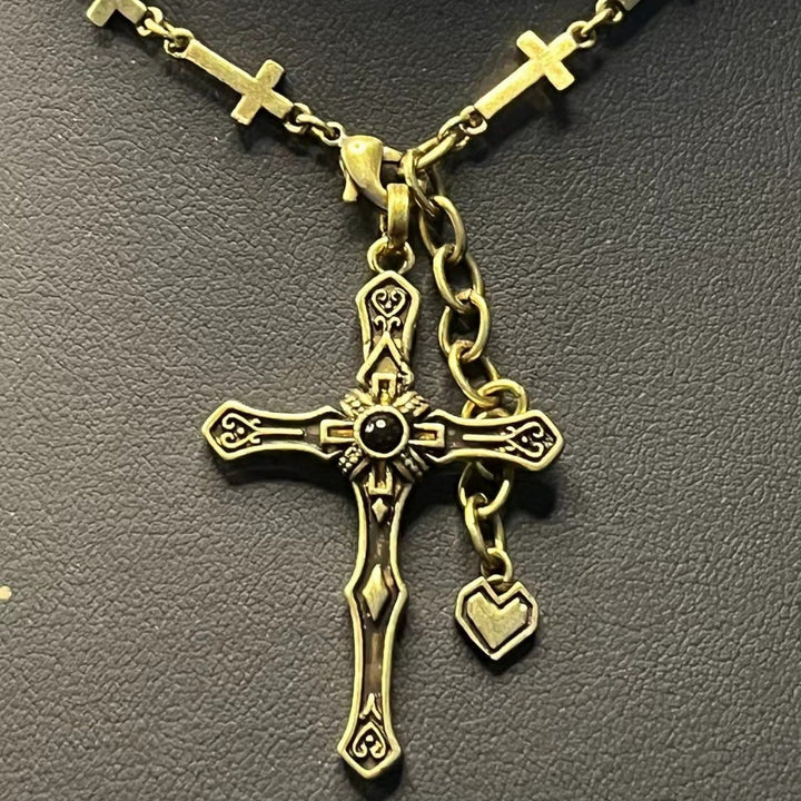 Collana con ciondolo a croce sacra della salvezza in stile moderno Christianartworkshop - image 2