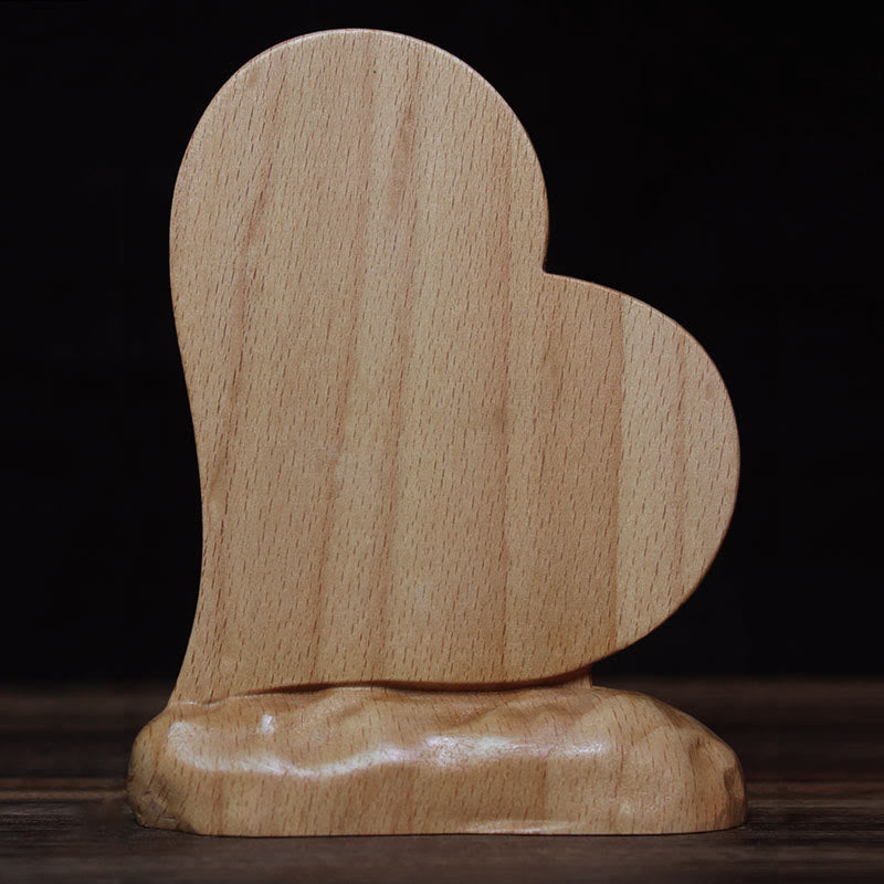 Christianartworkshop Statua della Sacra Famiglia in legno in stile classico, decorazione da tavolo - image 4