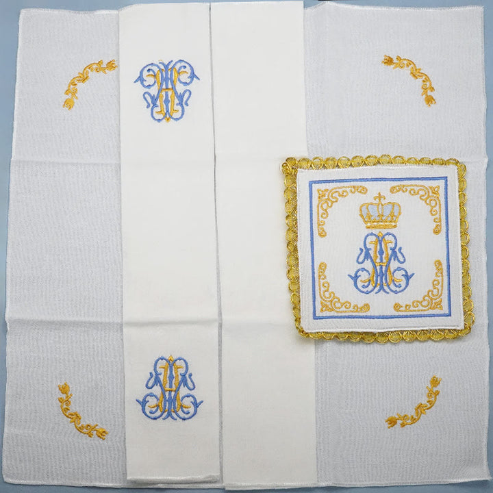 Christianartworkshop Set di biancheria da altare in stile classico Divine Floral Majesty - image 2