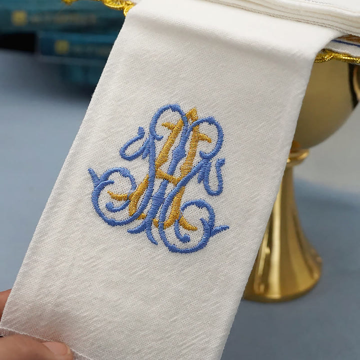 Christianartworkshop Set di biancheria da altare in stile classico Divine Floral Majesty - image 7