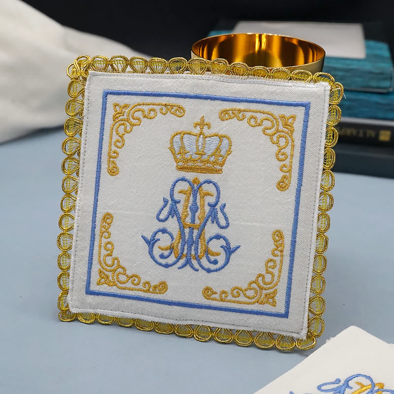 Christianartworkshop Set di biancheria da altare in stile classico Divine Floral Majesty - image 5