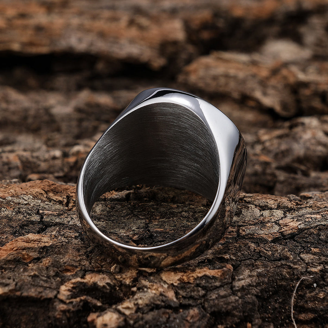 Anello della fede divina con croce dei Cavalieri Templari in stile classico retrò di Christianartworkshop - image 4