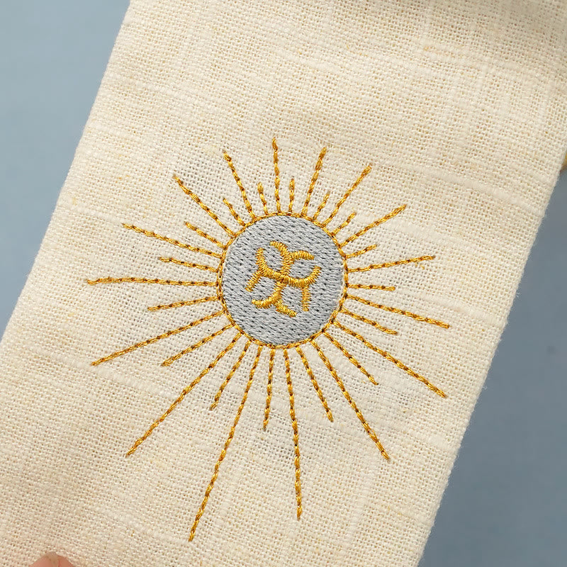 Christianartworkshop Set di velo per calice e purificatore in stile classico Set di biancheria per altare religiosa - image 9