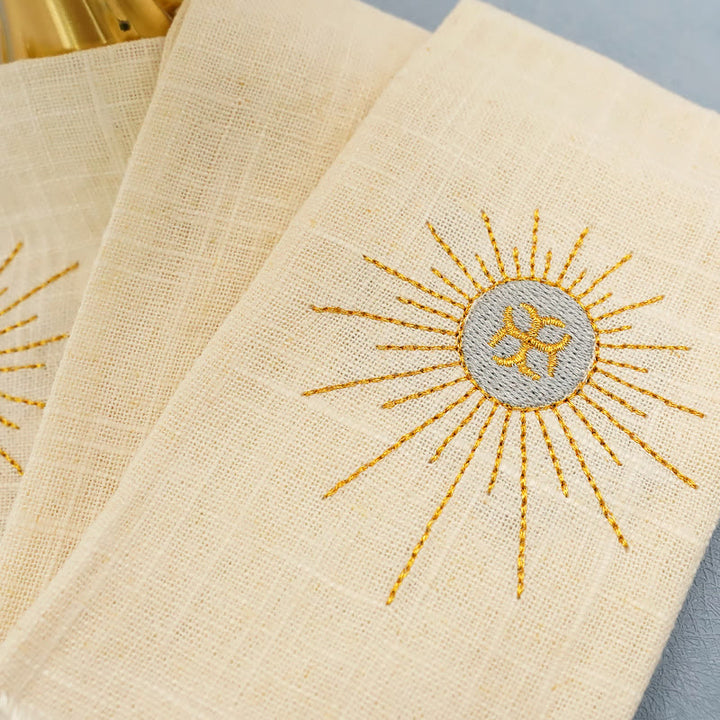 Christianartworkshop Set di velo per calice e purificatore in stile classico Set di biancheria per altare religiosa - image 8