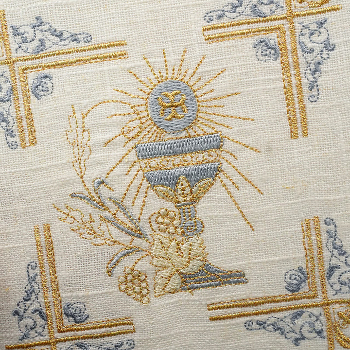 Christianartworkshop Set di velo per calice e purificatore in stile classico Set di biancheria per altare religiosa - image 6