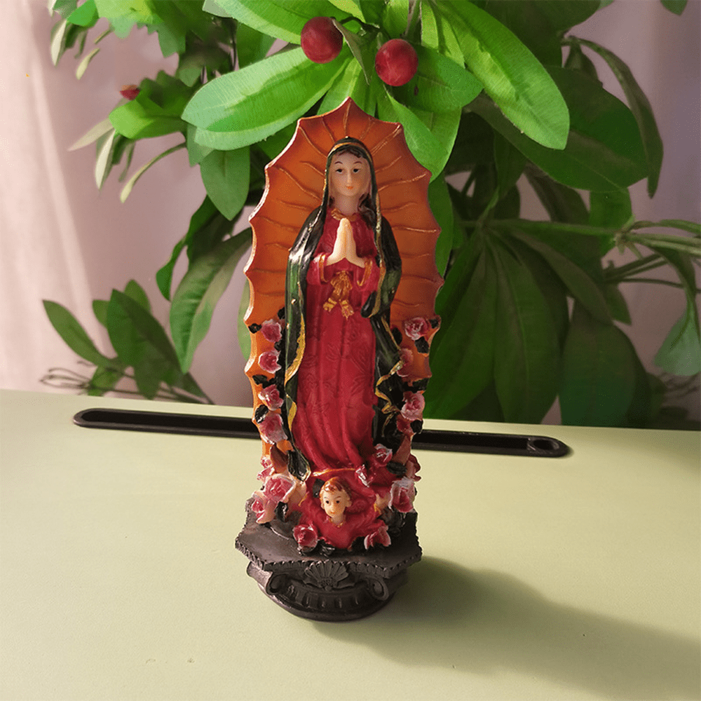 Christianartworkshop Decorazioni da tavolo in stile classico realizzate a mano raffiguranti la Madonna di Guadalupe - Vergine Maria - image 0