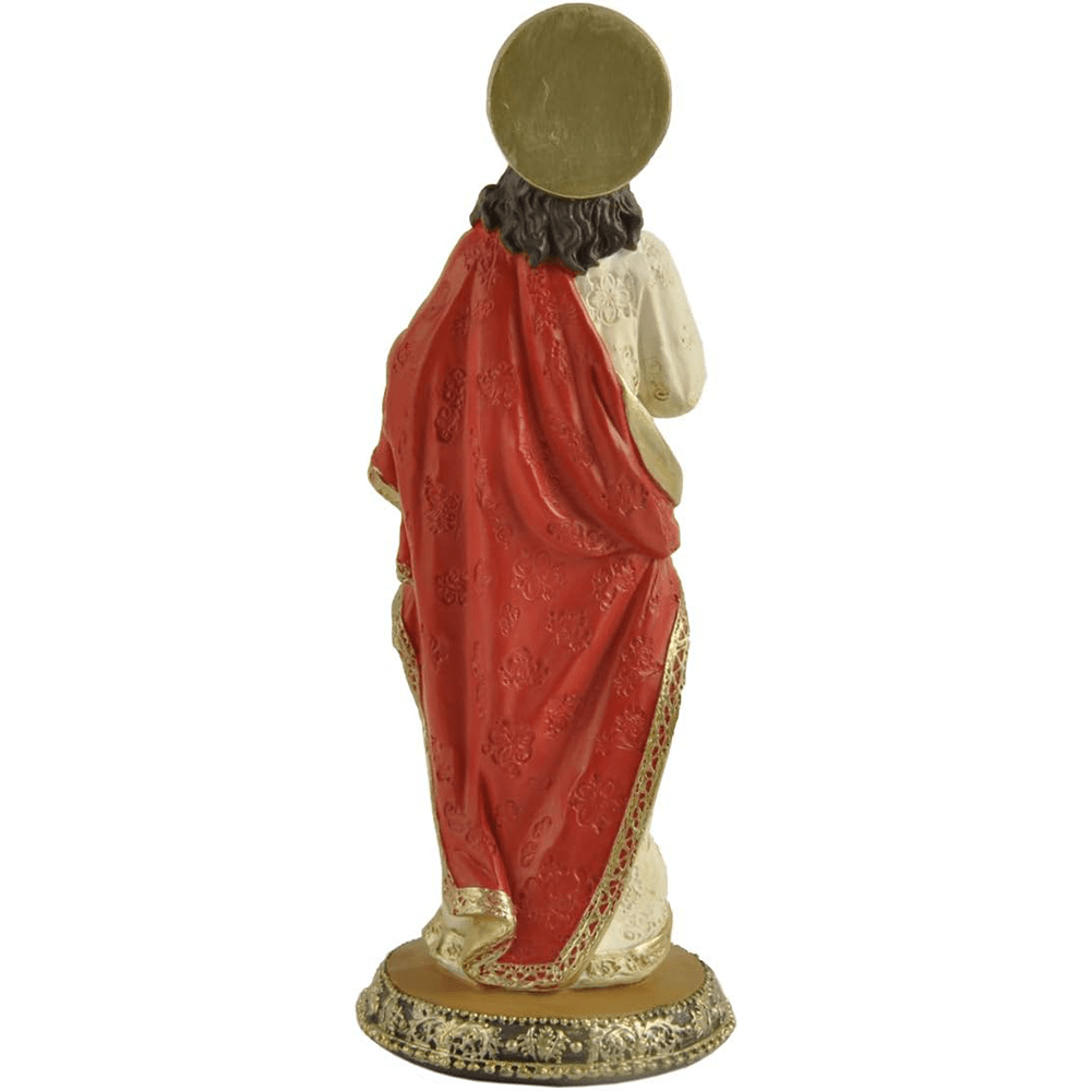 Christianartworkshop Statua del Sacro Cuore di Gesù in resina, souvenir da chiesa, ornamento da tavolo - image 3