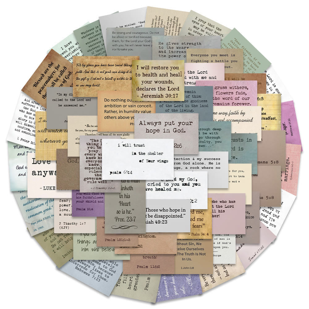 Christianartworkshop Versetti della Bibbia religiosi classici Citazioni ispiratrici Adesivi sulla fede - image 5